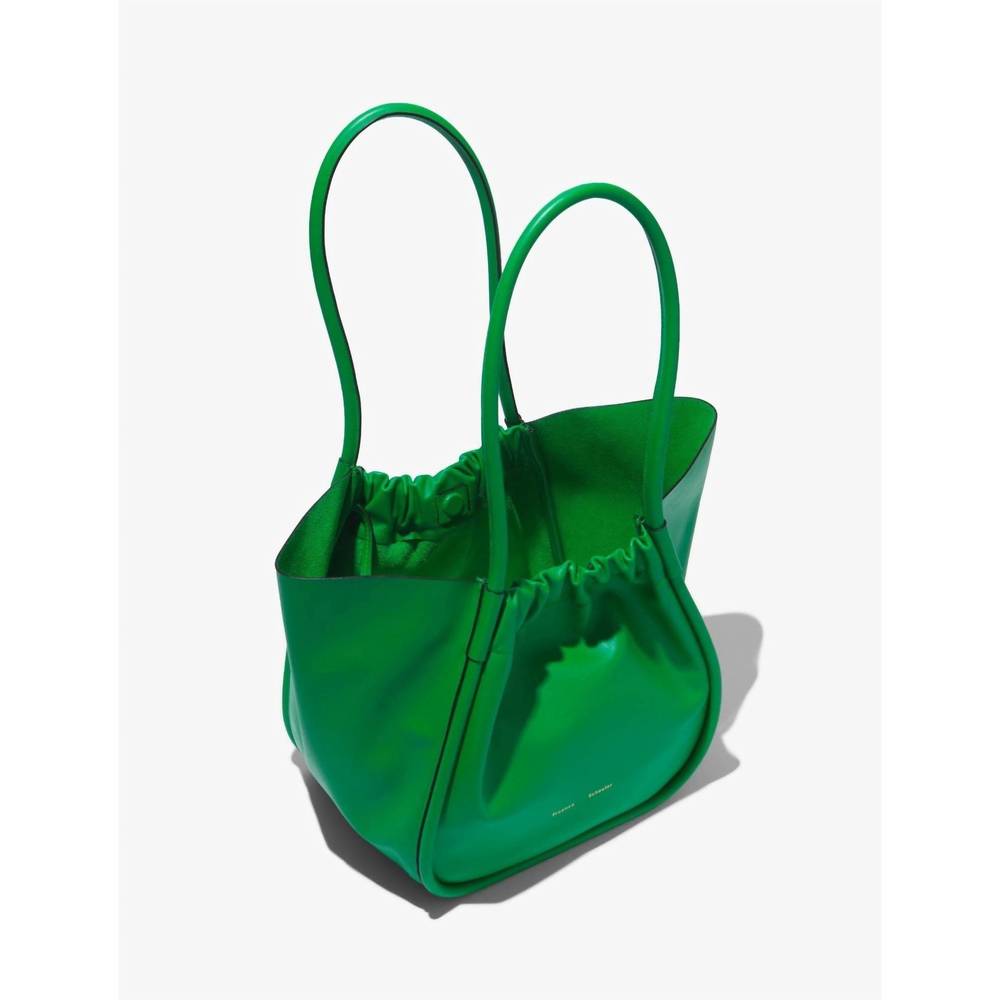 NEW PROENZA SCHOULER ruched tote bag in bottle green - Picture 3 of 6
